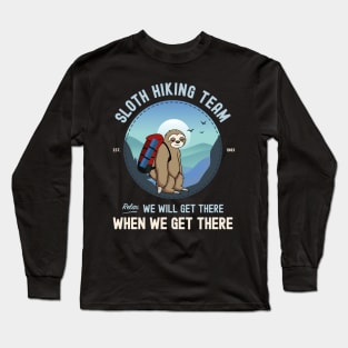 Sloth Hiking Sloth Hiking Team Long Sleeve T-Shirt